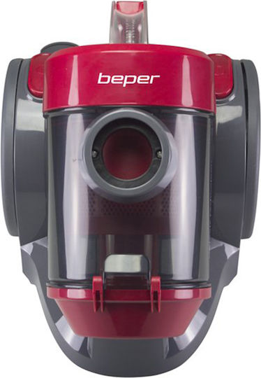 Beper P202ASP200 Прахосмукачка 800W С контейнер 3лт Червен
