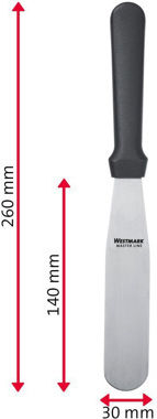 Westmark Master Line Glasurspachtel Rostfreier Stahl 14cm 1Stück