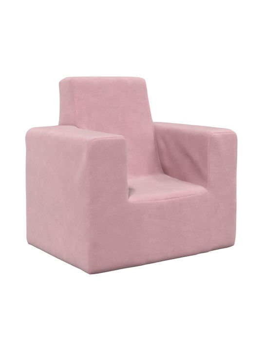 Armchair with Armrests Pink 52x39x50cm