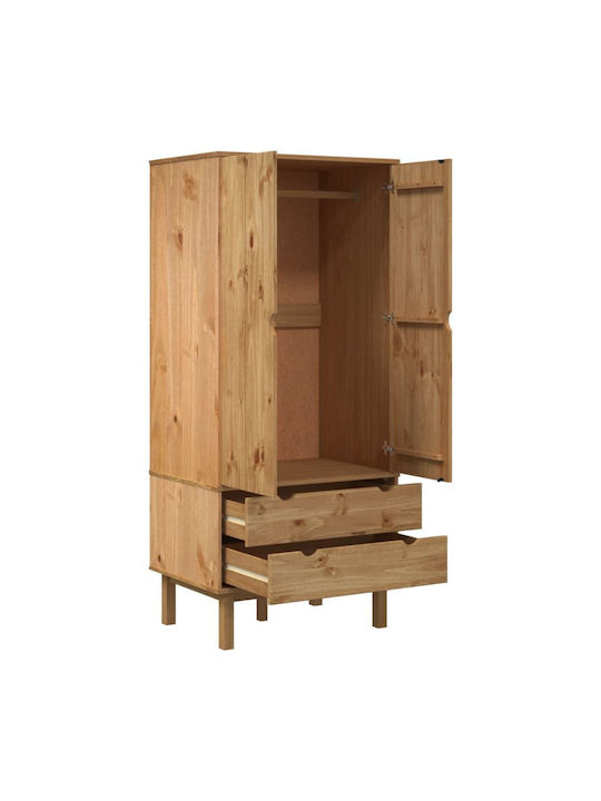 Double Door Wardrobe 76.5x53x172cm