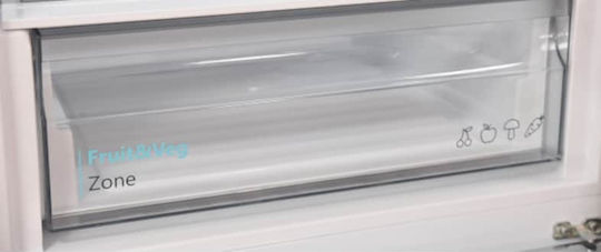Sharp Combină frigorifică 331lt Total NoFrost Î186xL59.5xA65cm. Inox SJ-BA31DHXIE