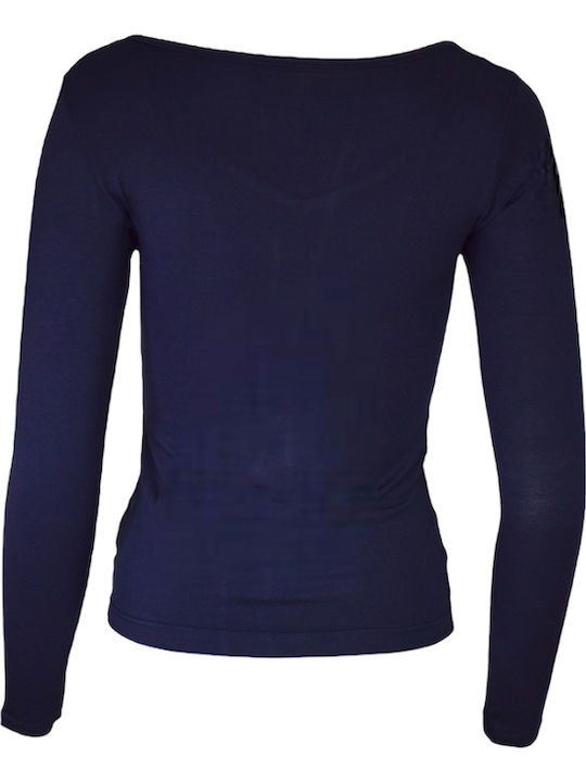 Women's Long Sleeve T-Shirt Blue