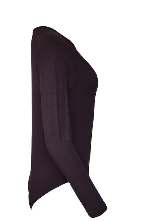 Frauen Bodysuit Braun