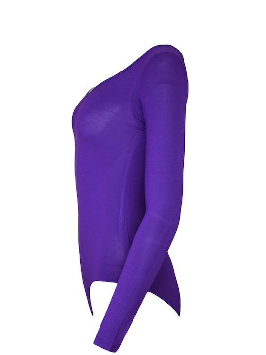 Apple Boxer Bodysuit pentru femei Violet