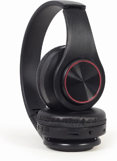 Gembird BHP-LED-01 Wireless / Wired On Ear Headphones with 4 hours of Operation Black