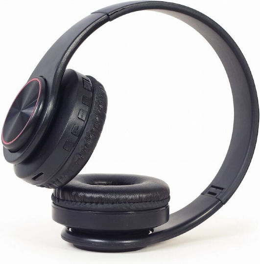 Gembird BHP-LED-01 Wireless / Wired On Ear Headphones with 4 hours of Operation Black
