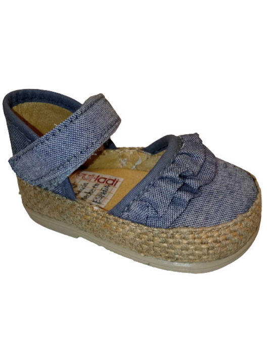 Vul Ladi Espadrilles Babyschuhe CHAMBRAY JEANS