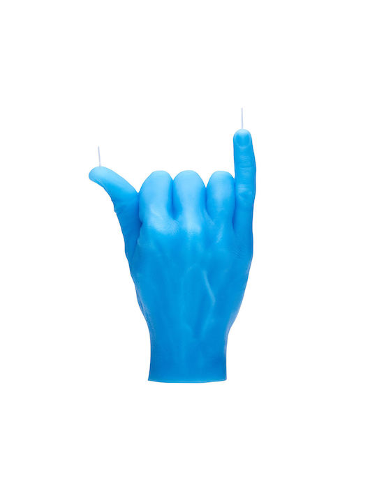 Candlehand Lumânare Decorativă Shaka Albastră 350gr