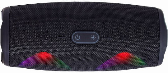Gembird SPK-BT-LED-02 Bluetooth Speaker 5W with Battery Life up to 4 hours Black