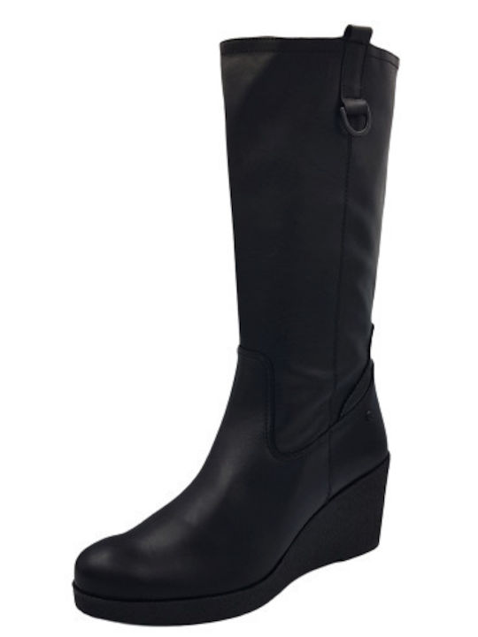 Desiree Shoes Marvi5 Leder Damenstiefel Schwarz MARVI5