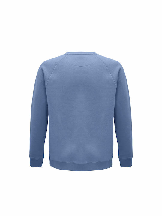 Sweatshirt Unisex, Bio "Ich fühle mich wie ein Louis Vuitton-Müllsack", blau