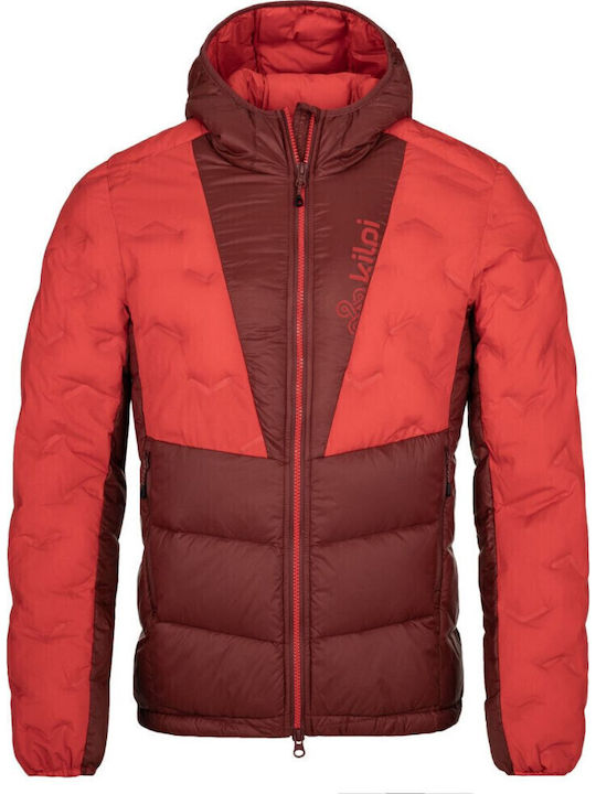 Tevery Geci Barbat Puffer Culoare Full Face Roșu
