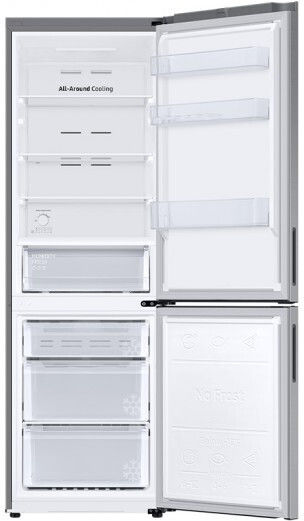 Samsung Ψυγειοκαταψύκτης 344lt NoFrost Υ185.3xΠ59.5xΒ65.8εκ. Inox RB33B610ESA/EF