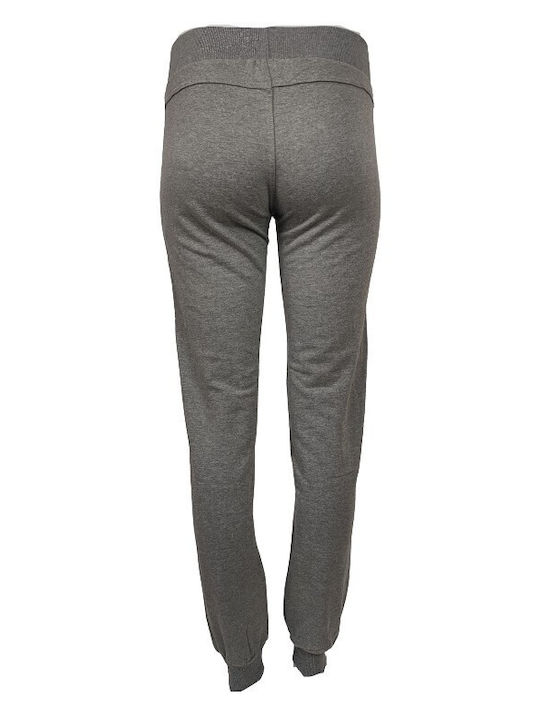 Paco & Co Women's Jogger Sweatpants Grey Melange