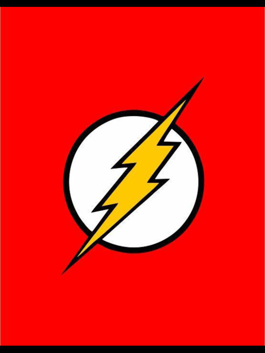 T-shirt The Flash Logo σε Κόκκινο χρώμα