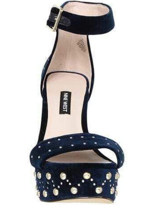 Melita Suede Πέδιλα Navy Μπλε