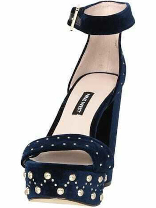 Melita Suede Πέδιλα Navy Μπλε