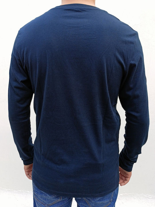 Jack & Jones Men's Long Sleeve Blouse Blue