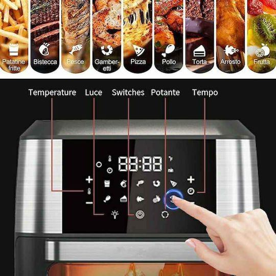 Sokany Air Fryer 12lt Μαύρο SK-8029