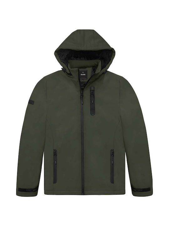 Double Men's Winter Jacket Khaki