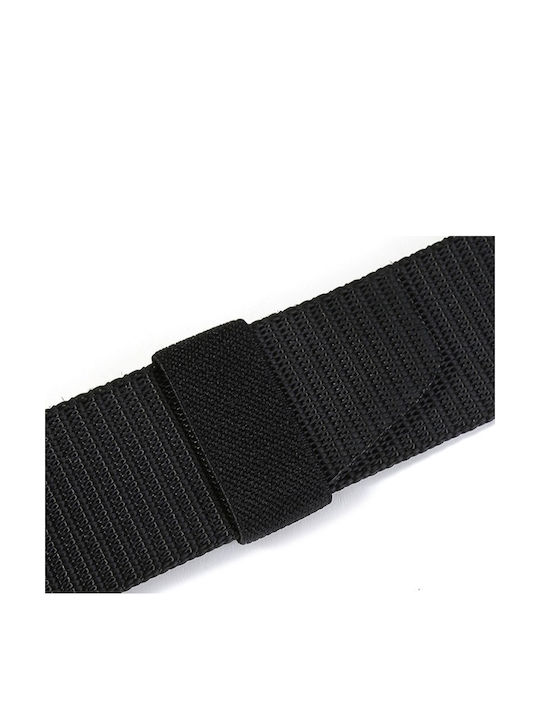 Men's Fabric Webbing Belt Belt Black