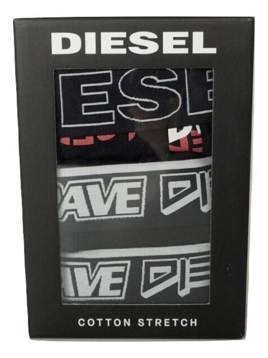 Diesel Men's Boxers Black 3Pack