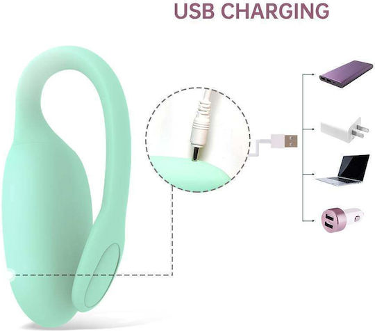 Magic Motion Fitcute Kegel Rejuve Δονητής Egg με Απομακρυσμένο Έλεγχο 23cm Teal