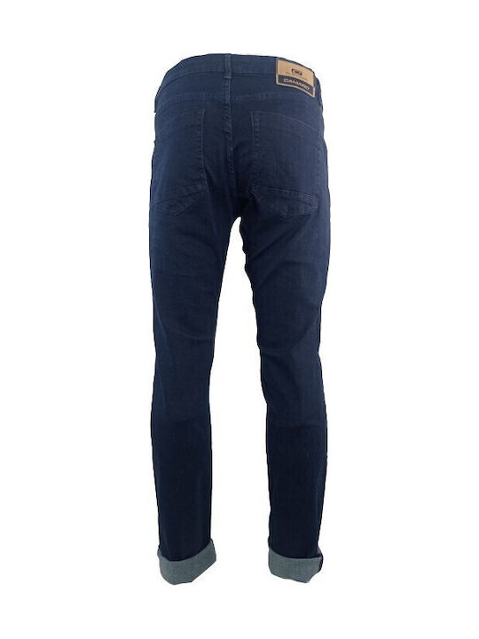 Herren Jeanshosen Elastisch Regular Fit Marineblau