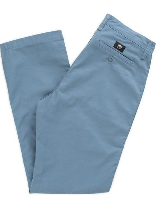 Checkerboard Hose Chino Hellblau