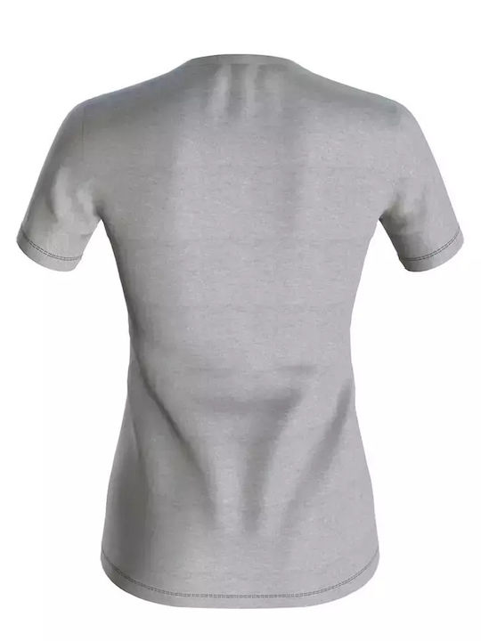 Damen T-Shirt Gray