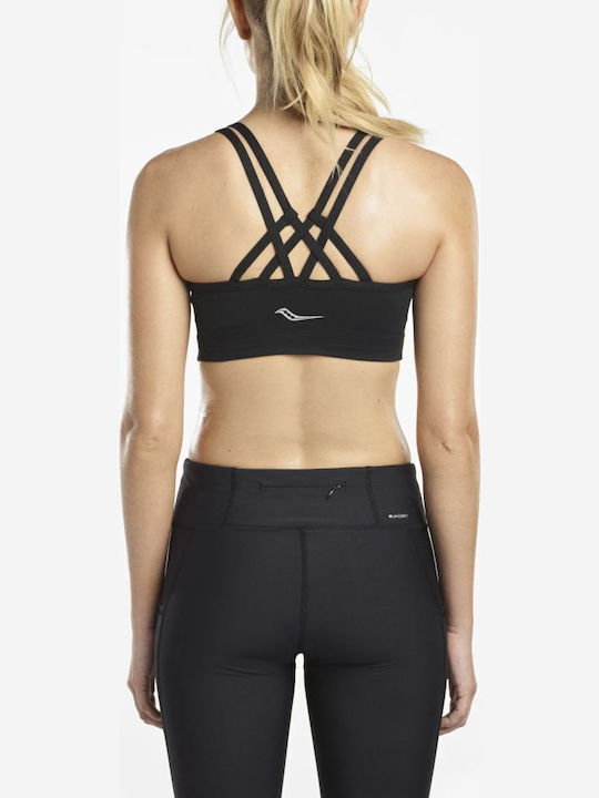 Saucony Impulse Women's Sports Bra with Removable Padding Black SA81676/BK