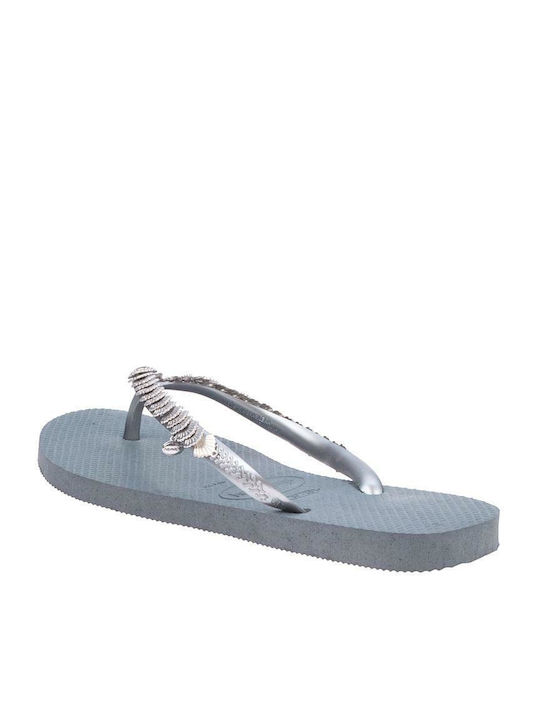 Havaianas Slim Women's Flip Flops Silver 4129769-5178