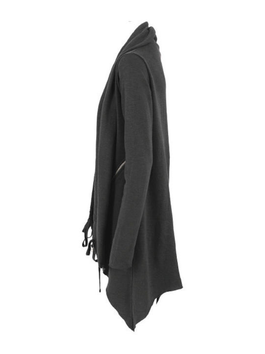 Къса Дамска жилетка Dark Grey