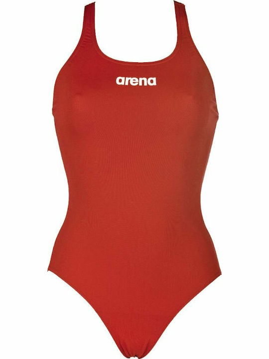 Solid Swim Pro Sportlicher Badeanzug Rot