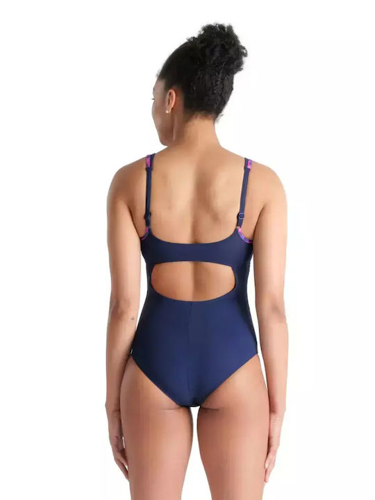 Arena Bodylift Cloe Αθλητικό Ολόσωμο Μαγιό Navy Μπλε