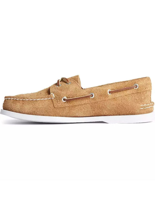 Sperry Top-Sider STS23939 Suede Ανδρικά Boat Shoes Tan