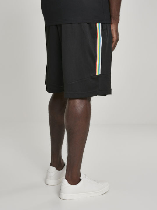 Side Taped Mesh Αθλητική Ανδρική Βερμούδα Black / Multicolor