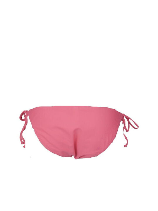 Basehit Bikini Slip with Ties Pink