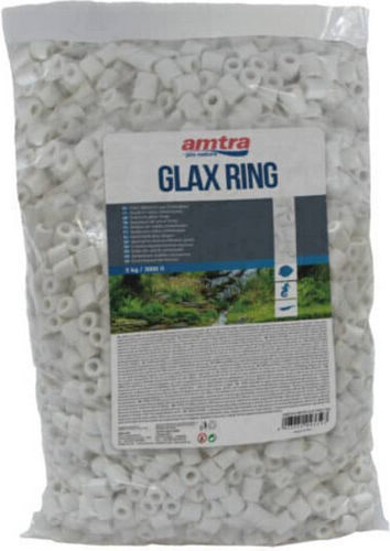 Amtra Glax Ring Biological Porous Material for Aquarium Filtering 5000gr 1pcs