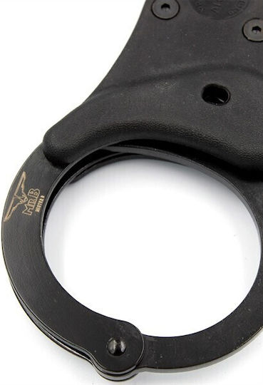 Mister B Lock Rigid Cuffs Χειροπέδες Black