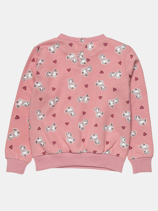 Alouette Kids Blouse Long Sleeve Pink Snoopy