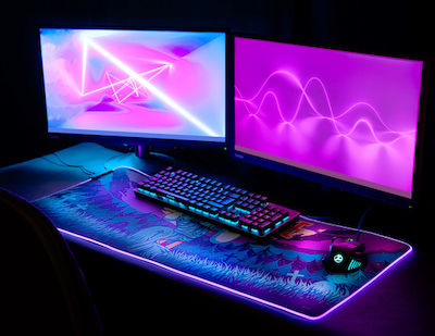 Grupo Erik XXL Gaming Mouse Pad with RGB Lighting Multicolour 900mm One More Life