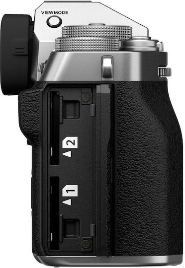 Fujifilm X-T5 Spiegellose Kamera Kit (XF 18-55mm F2.8-4 R LM OIS) Silber