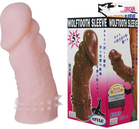 Baile Wolftooth Sleeve Προέκταση Πέους Flesh 13cm