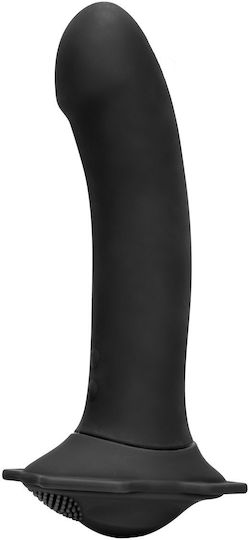 Calexotics Her Royal Gurtzeug mit Dildo 16.5cm und Vibration in Schwarz Farbe
