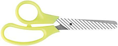 Milan Basic Sunset Children's Scissors for Crafts 13.4cm with Metallic Blade Yellow