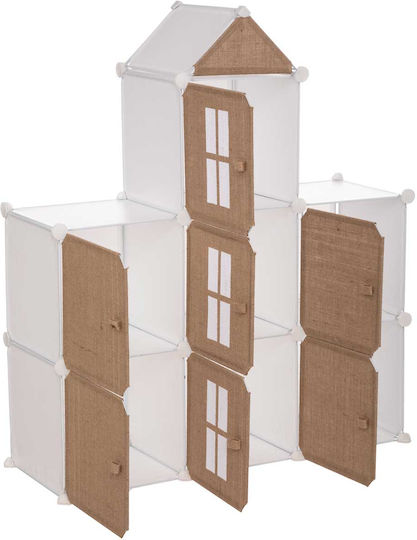 Atmosphera Toy Storage System Castle Brown 94.5x32x109cm 7pcs