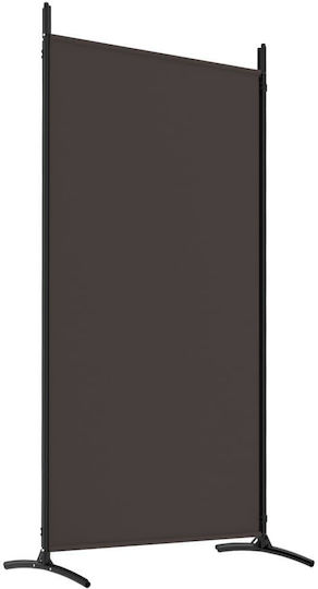 vidaXL Dekorativer Raumteiler Stoff mit 4 Paneelen Coffee 346x180cm
