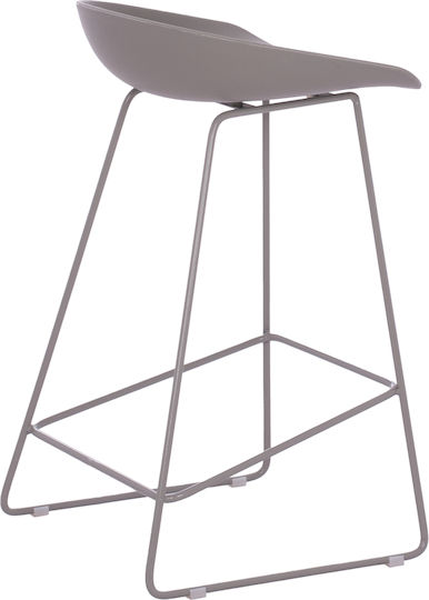 Stool Bar made of Polypropylene Grey 44x44x74cm