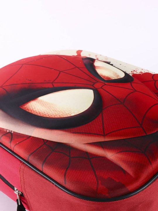 Spiderman Σχολική Τσάντα Πλάτης Δημοτικού Κόκκινη